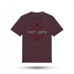 Mitropa - T-Shirt bordeaux - Mit Opa