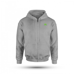 Mitropa - Zip Hoody heather grey - NeoNeon